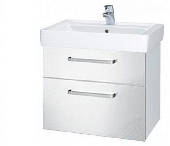 Тумба под раковину Dreja Q Max 61251 белый глянец
