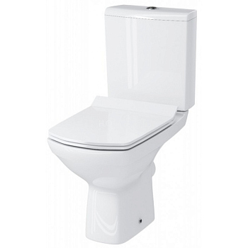 Унитаз напольный Cersanit CARINA Clean On P-KO-CAR011-3/5-COn-DL, сиденье микролифт