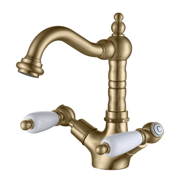 Смеситель умывальник (бронза) Caprigo, 03-526-vot