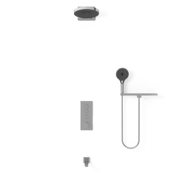 Душевой комплект Vincea VSFW-433TI1RCH встраиваемый, хром