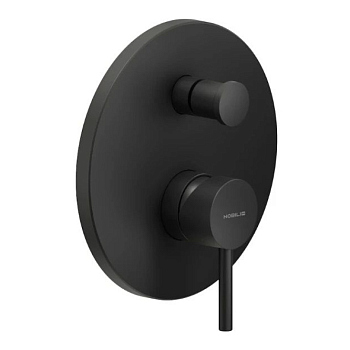 LV00100/EBM LIVE смеситель для ванны (внешняя часть), матовый черный