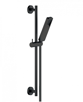 AD140/53BM душевой гарнитур 60 см 1jet (чёрный)