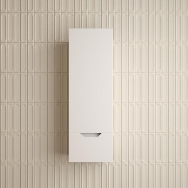 Пенал "Остин" 360 см подвесной 1 ящик белый эмаль PLUS, ЛС-00002415