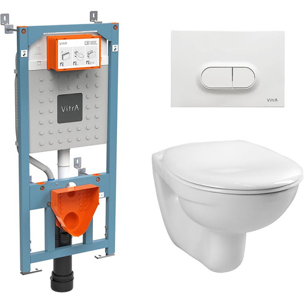 Комплект унитаз Vitra Normus 9773B003-7201 с инсталляцией