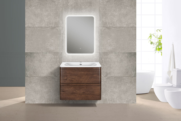 Тумба с раковиной Vincea Vico, VMC-2V600RW+ VCB-2VP600W