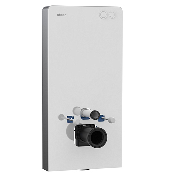 Инсталляционный модуль внешнего монтажа ABBER AC0107MW для подвесного унитаза, белый