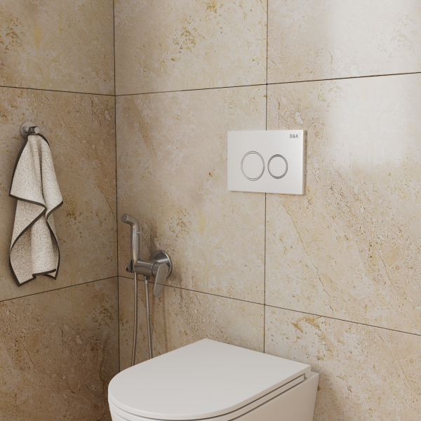 Клавиша смыва D&K Bayern, белый (DB1529016)