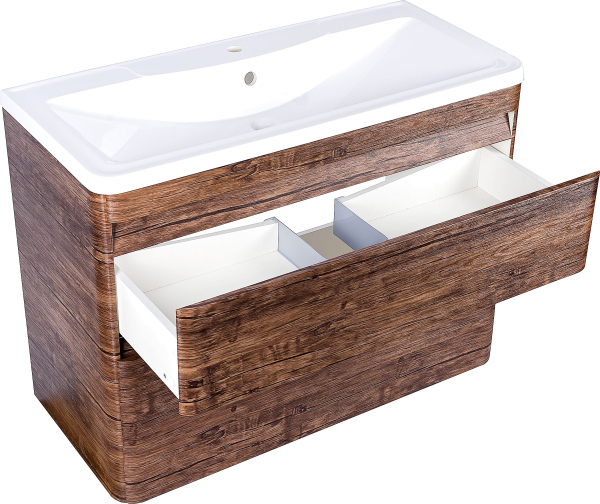 Тумба для комплекта Style Line Атлантика 100 Люкс Plus, подвесная, старое дерево