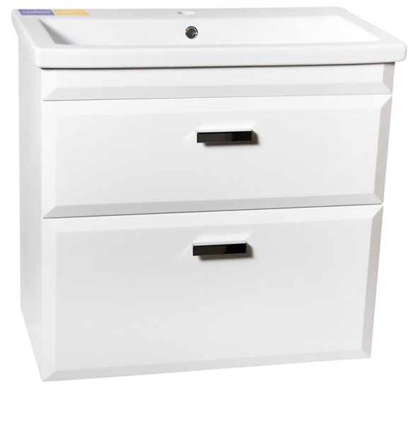 Тумба для комплекта Style Line Лотос 80 Люкс Plus подвесная, белая