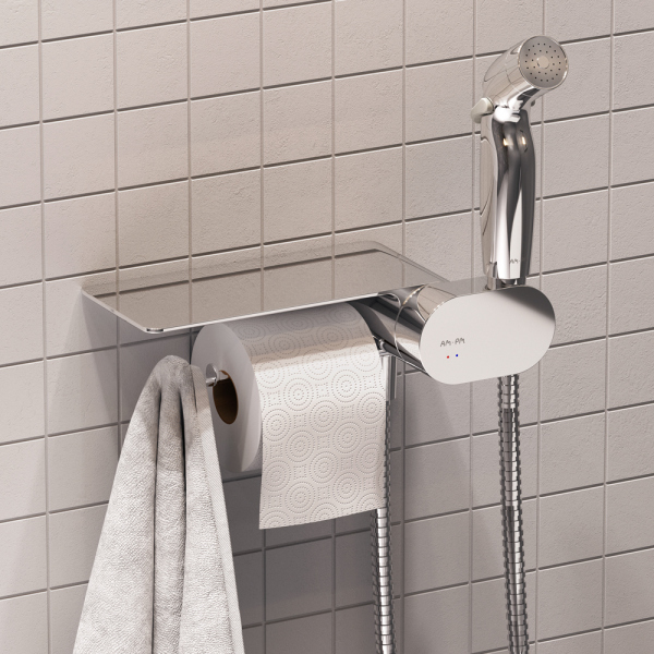 Набор подвесной унитаз с гигиеническим душем AM.PM Sensation, CK30H0904W