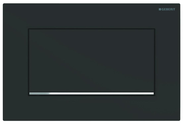Кнопка смыва Geberit Sigma 30 115.893.14.1 черный матовый / хром глянцевый