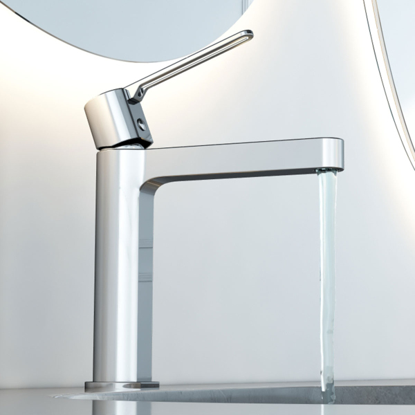 Смеситель для раковины Vincea Rondo VBF-1R1CH однорычажный, хром