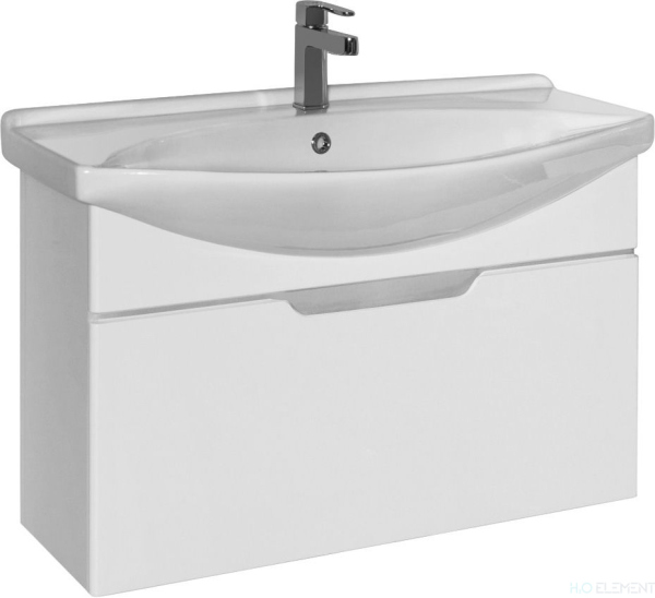 Тумба с раковиной Dreja.Eco Laguna 85 белая