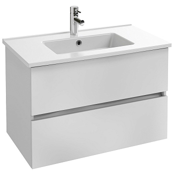 EB2382-J5 Tolbiac Тумба под раковину 80см, 2 ящика, цвет белый лак
