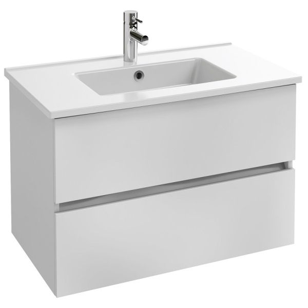 EB2382-J5 Tolbiac Тумба под раковину 80см, 2 ящика, цвет белый лак