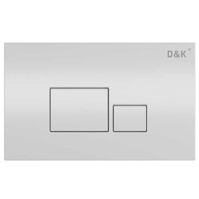 Клавиша смыва D&K белый Quadro (DB1519016)
