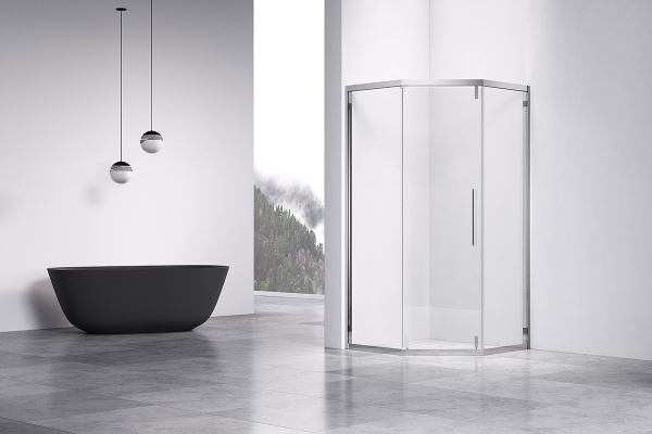 Душевой уголок Vincea Show VSP1-4SH100CL, 1000*1000, хром, стекло прозрачное
