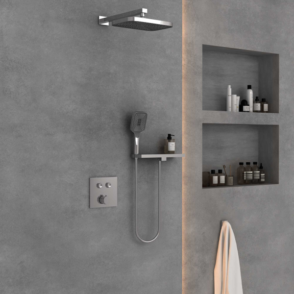 Душевой комплект Vincea VSFW-4211RCH встраиваемый, 2 режима, хром