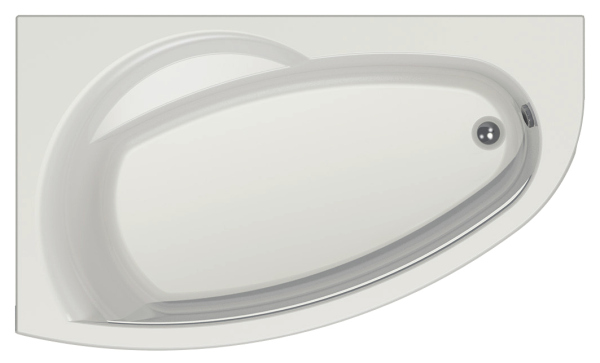 Акриловая ванна Eurolux BAGI 170x100 L+ каркас+ экран (E2017010008L+ E5170100049+ Е6017010001)