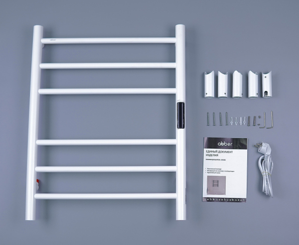 Полотенцесушитель электрический ABBER Standard AH4606MW белый матовый
