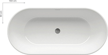 Акриловая ванна Ravak Freedom отдельностоящая