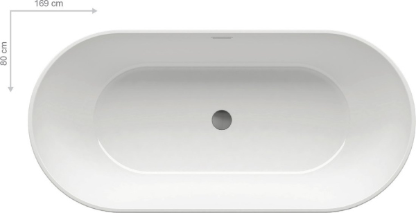 Акриловая ванна Ravak Freedom отдельностоящая