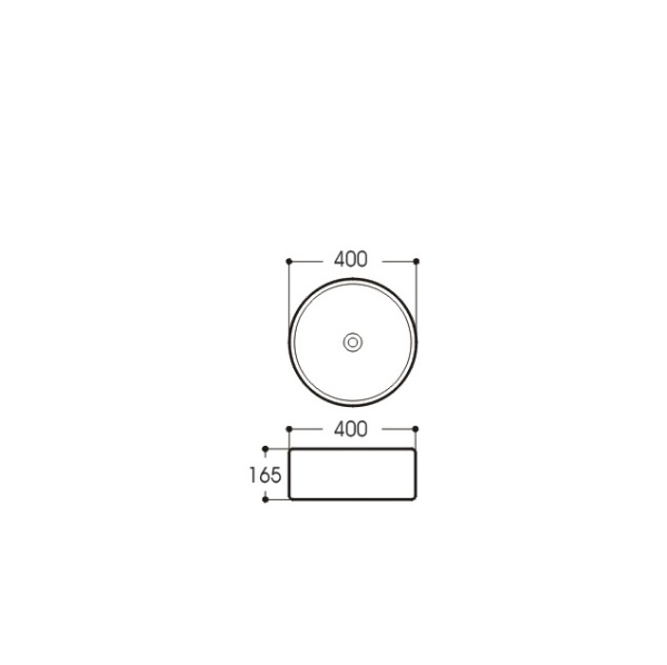 Раковина накладная Aquatek 40x40 AQ5118-00 белая