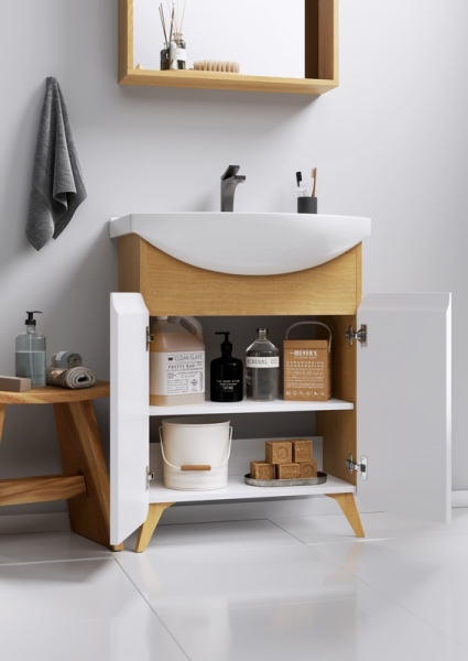 Напольная тумба без раковины AQWELLA 65 см, BAS0106DZ