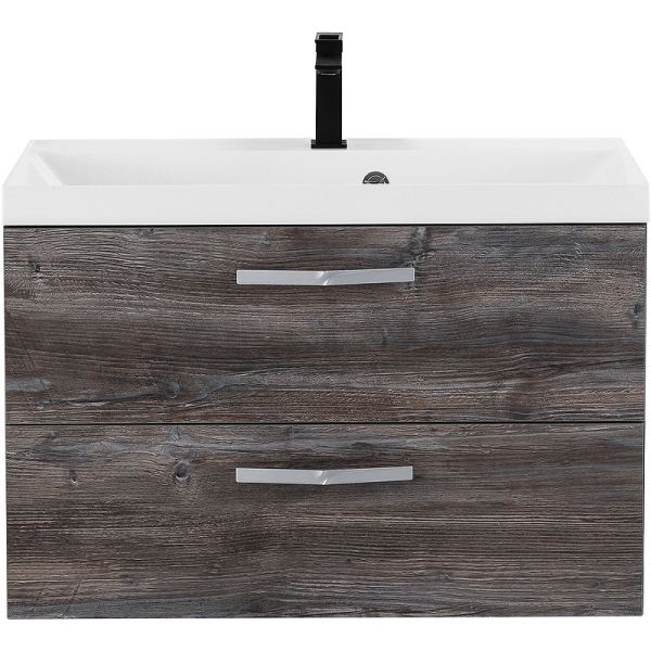 Belbagno База под раковину подвесная с двумя выкатными ящиками, AURORA-800-2C-SO-PP