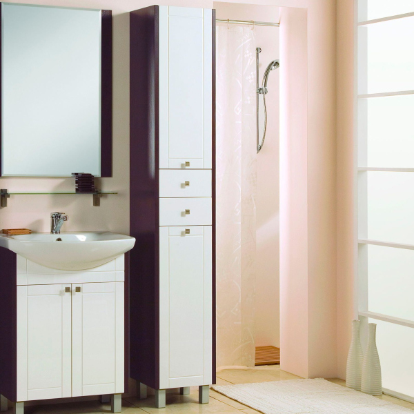 Шкаф-колонна Акватон Альпина 65 цвет Венге 1A133603AL500