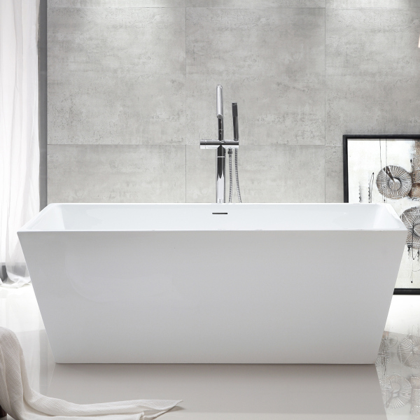 Акриловая ванна ABBER AB9224-1.5 белая