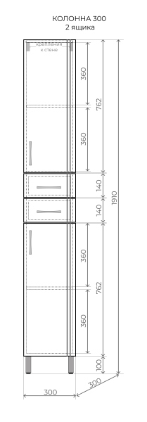 Колонна Style Line Эко Стандарт 30, ЛС-00002329