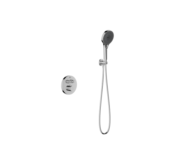 Душевой комплект Vincea Inspire VSFW-3I22MT5CH встраиваемый, термостат, двухрежимный, хром