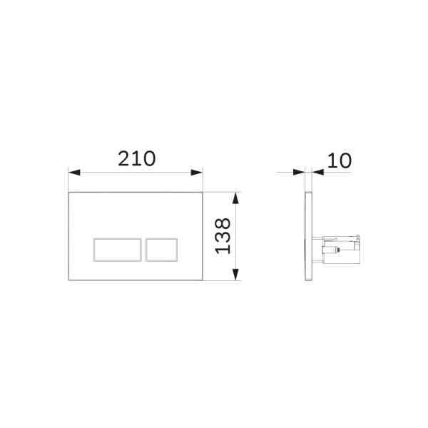 Клавиша для инсталляции AM.PM Pro S, I047051