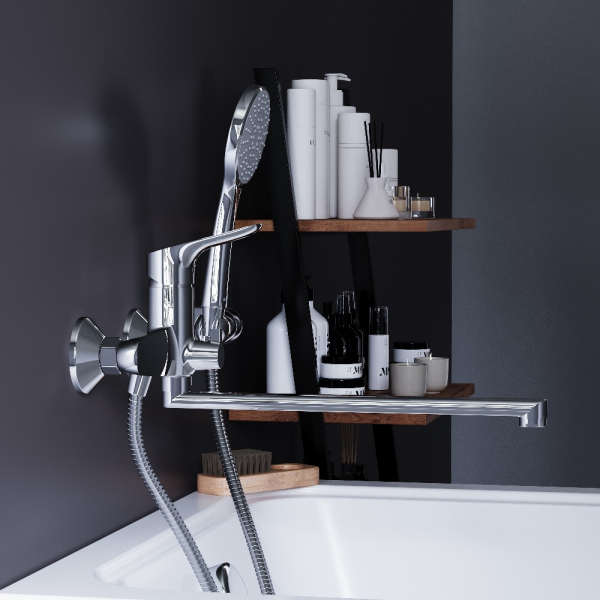 Смеситель для ванны и душа Damixa Jupiter, 779500001