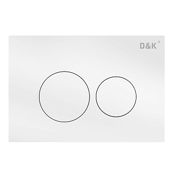 Клавиша смыва D&K Bayern DB1529016.2, белый