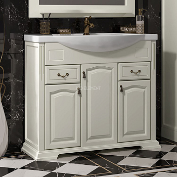 Тумба для комплекта Opadiris Риспекто 95 слоновая кость