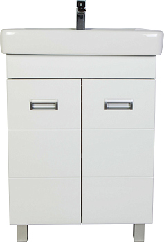 Тумба с раковиной 1 Orange Таис 60 напольная, белая