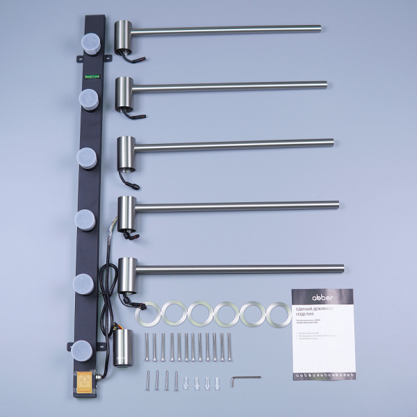 Полотенцесушитель электрический ABBER Charme AH4005BST сталь брашированная