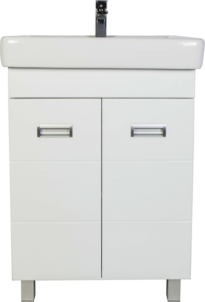 Тумба с раковиной 1 Orange Таис 60 напольная, белая