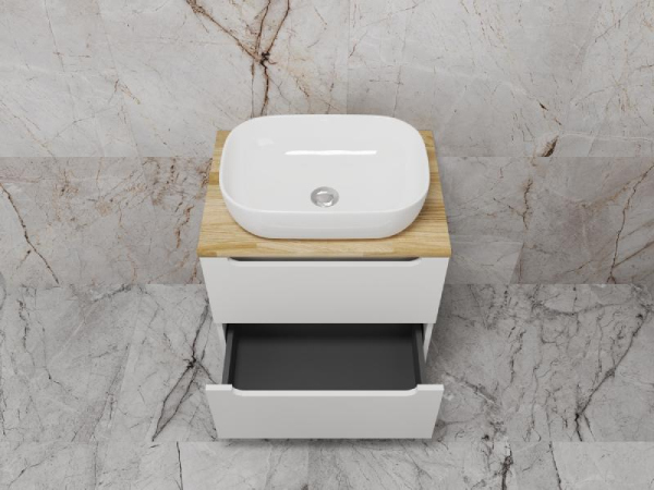 Тумба без раковины подвесная Style Line "Бали 60" БЕЛЫЙ СОФТ, ЛС-00002337