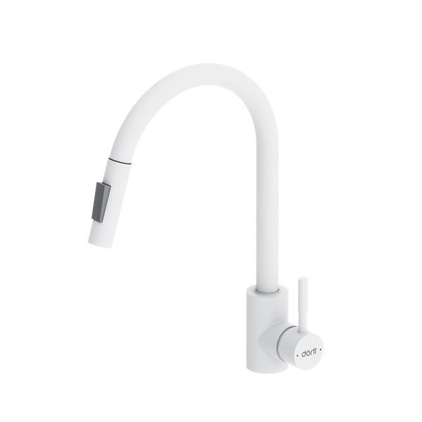 Смеситель для кухни с вытяжным изливом Dorff Logic, D3007533