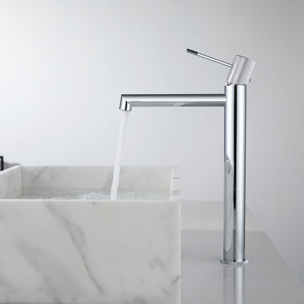 Смеситель для накладной раковины Vincea Desire VBF-1D2CH однорычажный, хром