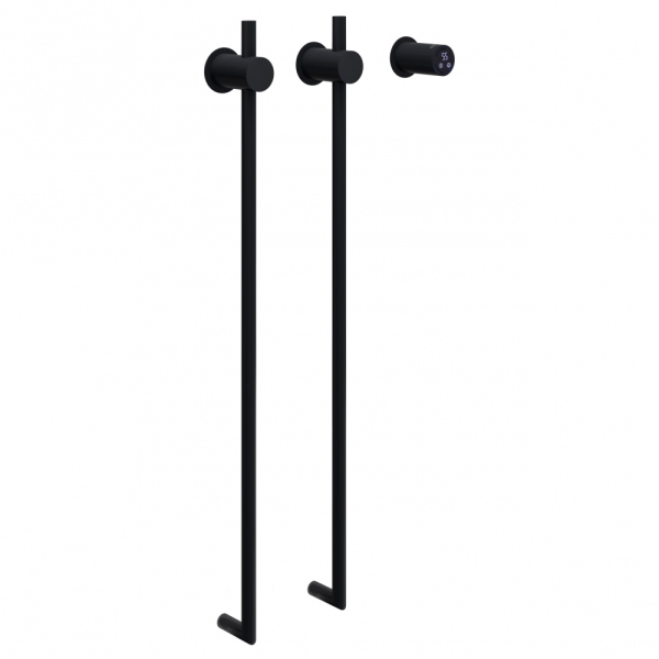 Полотенцесушитель электрический ABBER Charme AH4002MB черный матовый