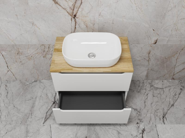 Тумба без раковины подвесная Style Line "Бали 70" БЕЛЫЙ СОФТ, ЛС-00002338