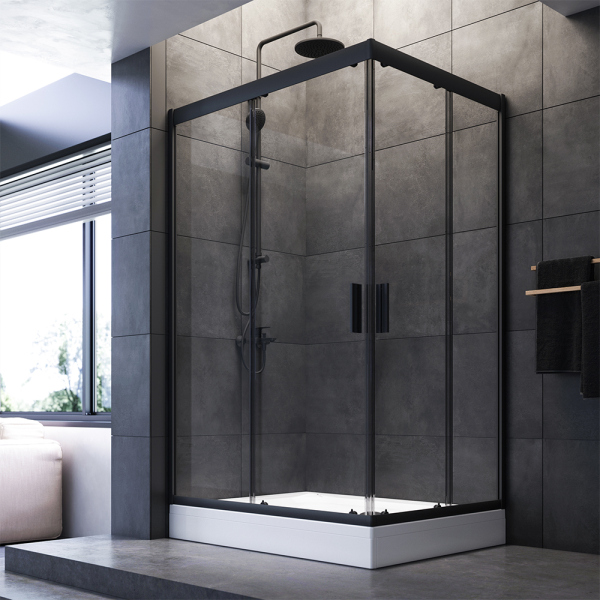 Душевое ограждение 120x90 см, без поддона AM.PM Gem, W90G-404-120290-BT