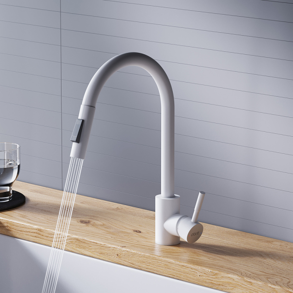 Смеситель для кухни с вытяжным изливом Dorff Logic, D3007533