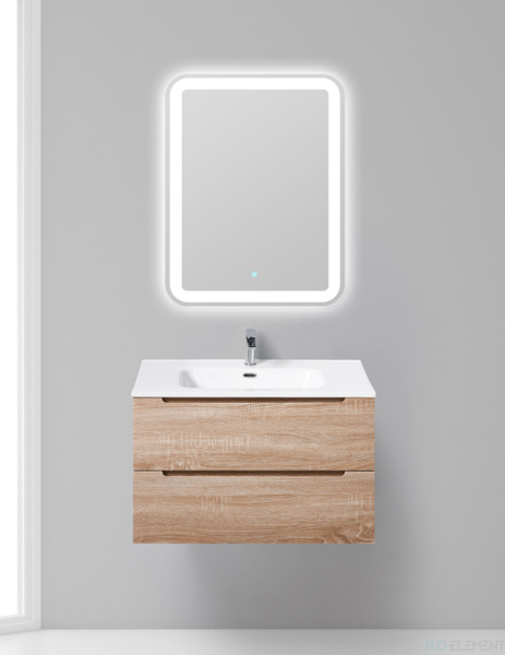 Тумба с раковиной Belbagno ANCONA, ANCONA-N-600-2C-SO-WO+ EA-600-LVB (готовый набор)