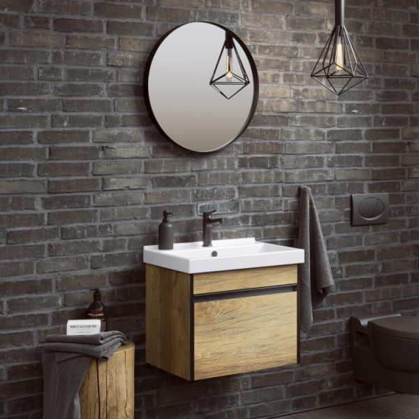 Подвесная тумба без раковины AQWELLA 60 см, URB0106DB