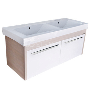 Тумба-умывальник Comforty "Твикс-120П" сосна лоредо с раковиной Comforty 8112